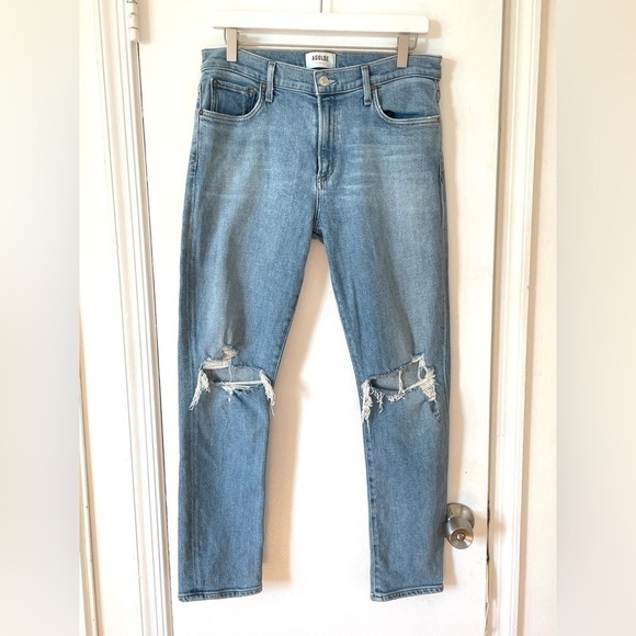 AGOLDE Toni High-Rise Skinny Distressed Jeans Ripped Recycled Cotton Ankle 29 - Picture 4 of 15